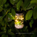 Solar Lantern Lights, Hanging Solar Mason Jar Lid Lights